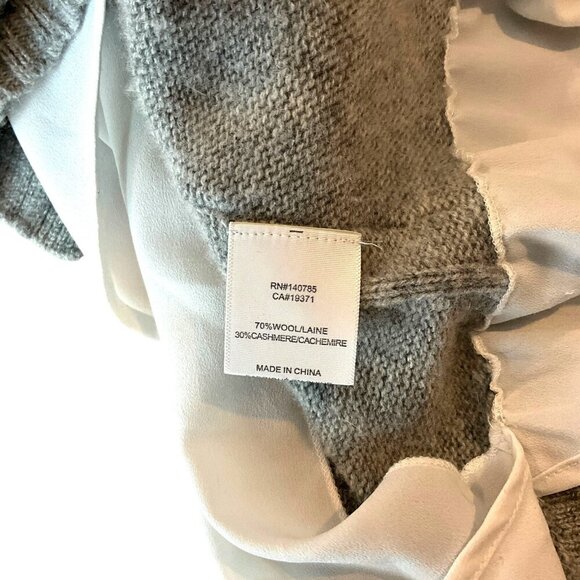 BROCHU WALKER Husky Layered Split Back Tank Size XS Gray Cashmere Sleeveless - Picture 9 of 10